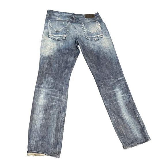 Hudson Jeans Women's Blue Straight Leg Jeans - Picture 3 of 7